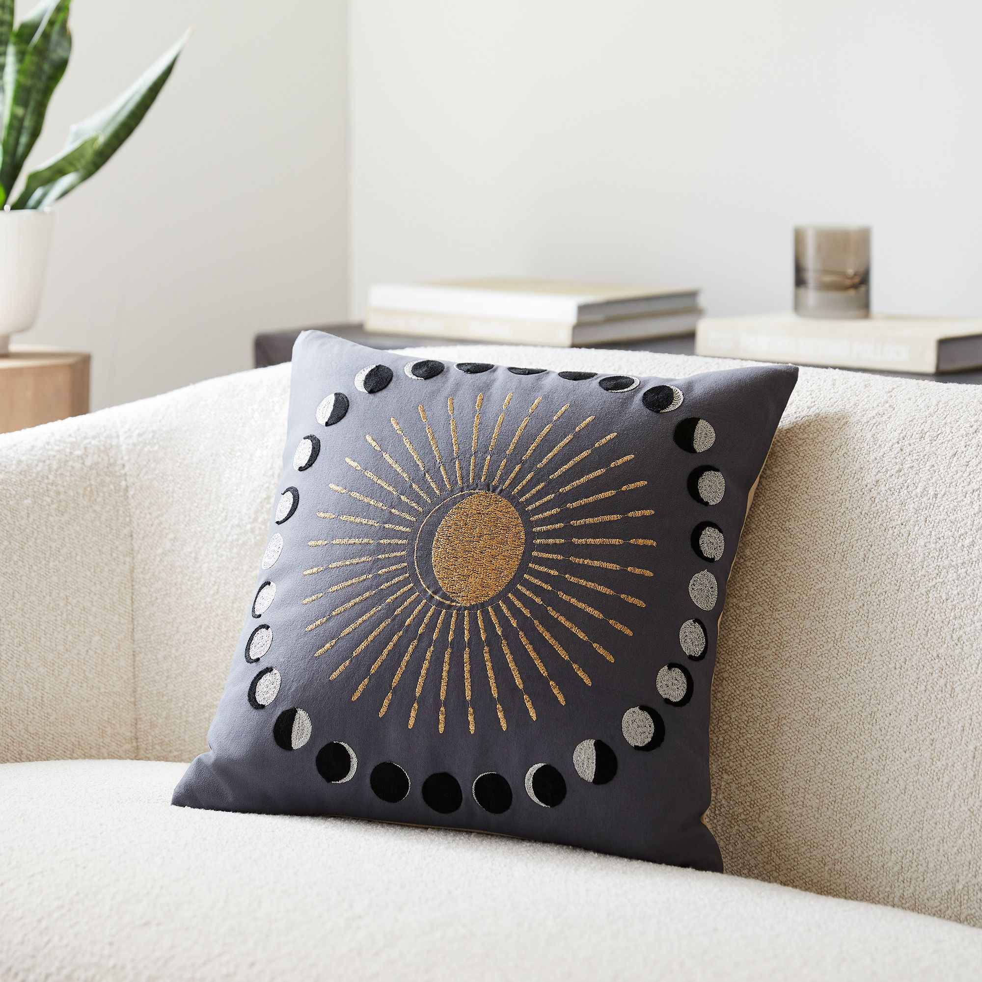 Moon Phases Pillow Cover | West Elm