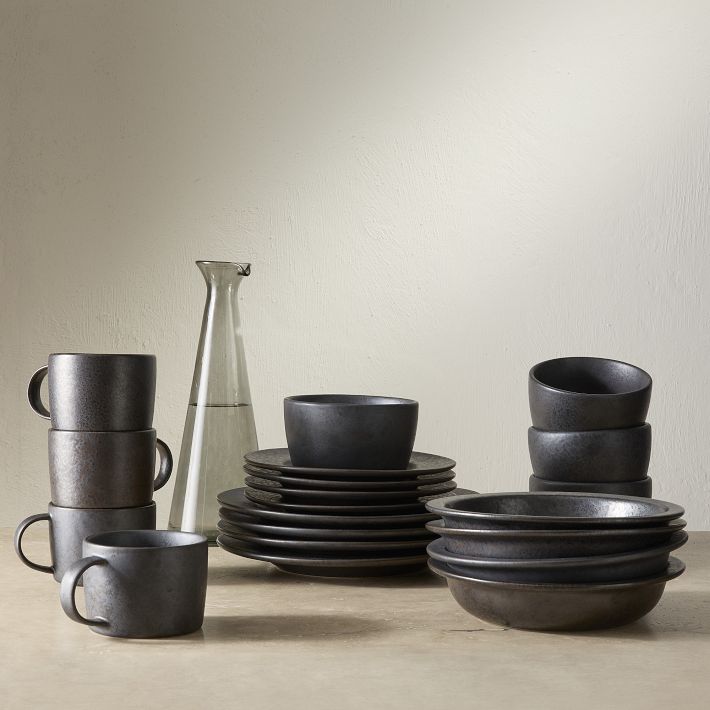 Lucia Wide Rim Dinnerware Collection West Elm