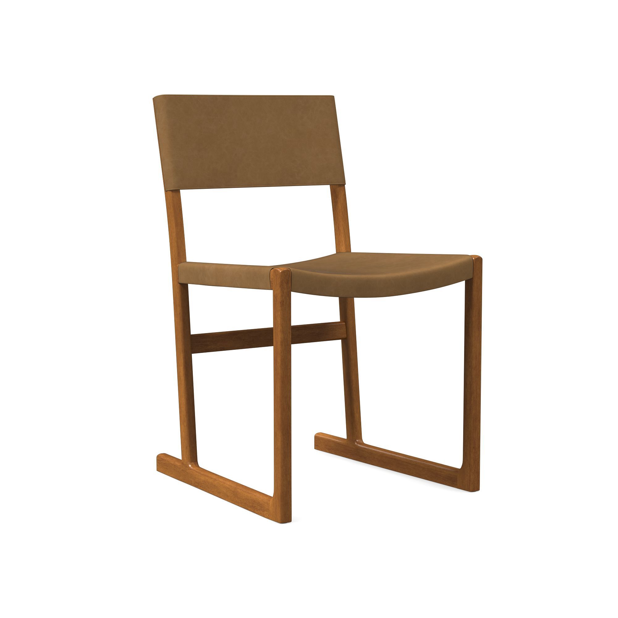 Clyde Leather Dining Chair | West Elm