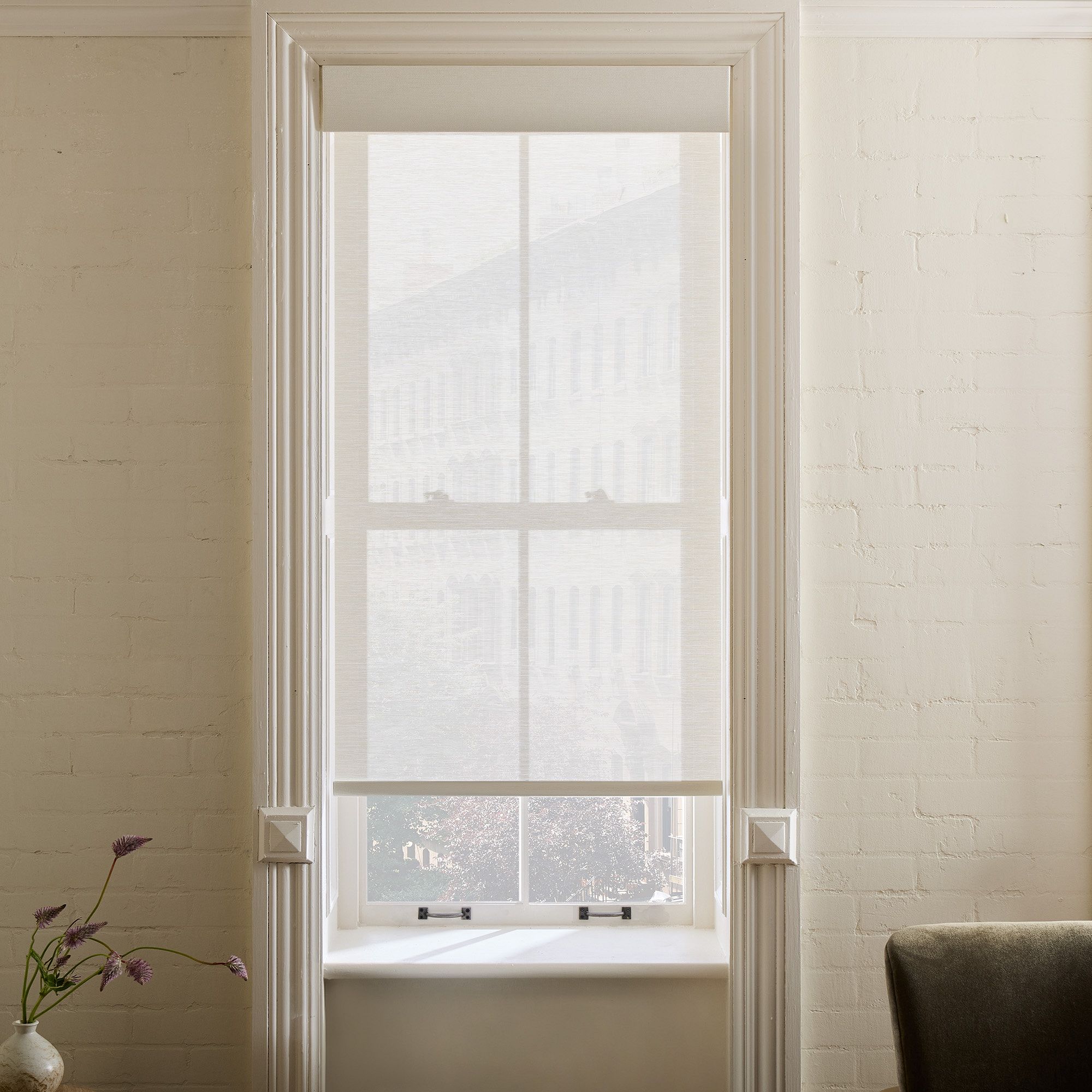 Natural Sheer Cordless Shade | West Elm