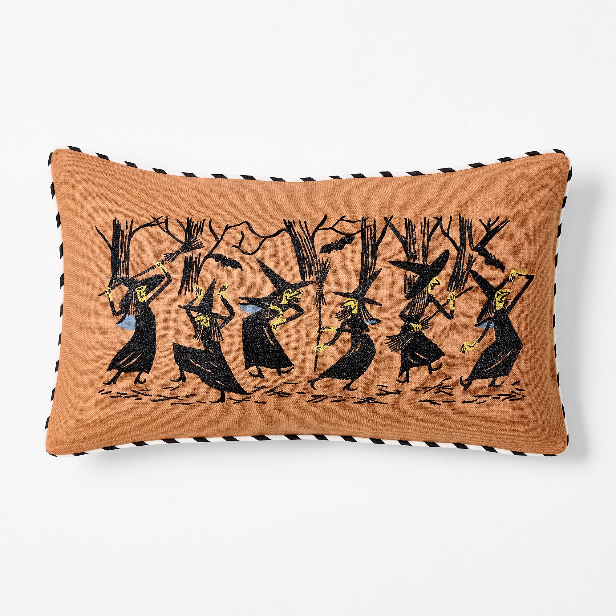 Halloween Dancing Witches Pillow Cover | West Elm