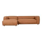 Dax Leather 2-Piece Chaise Sectional (112&quot;)