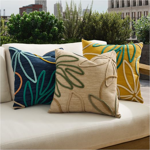 West Elm Outdoor Pillows