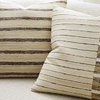 Silk Broad Stripe Pillow Cover
