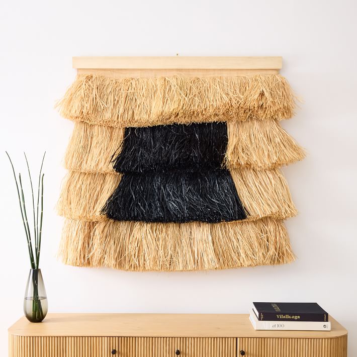 Diego Olivero Raffia Wall Art West Elm