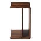 Wood C-Shaped Side Table (12.5&quot;)