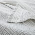 Organic  Variegated Running Stripe Blanket