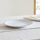 Costa Nova Pearl White Stoneware Dinner Plates (Set of 4)