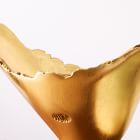 Burled Gold Leaf Vase