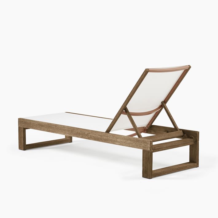 West elm sun lounger sale