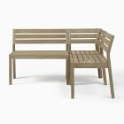 Portside Outdoor 3-Piece Dining Banquette