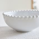 Costa Nova Pearl White Stoneware Low Bowls