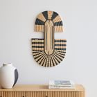 Striped Wall Mask - Black &amp; Neutral