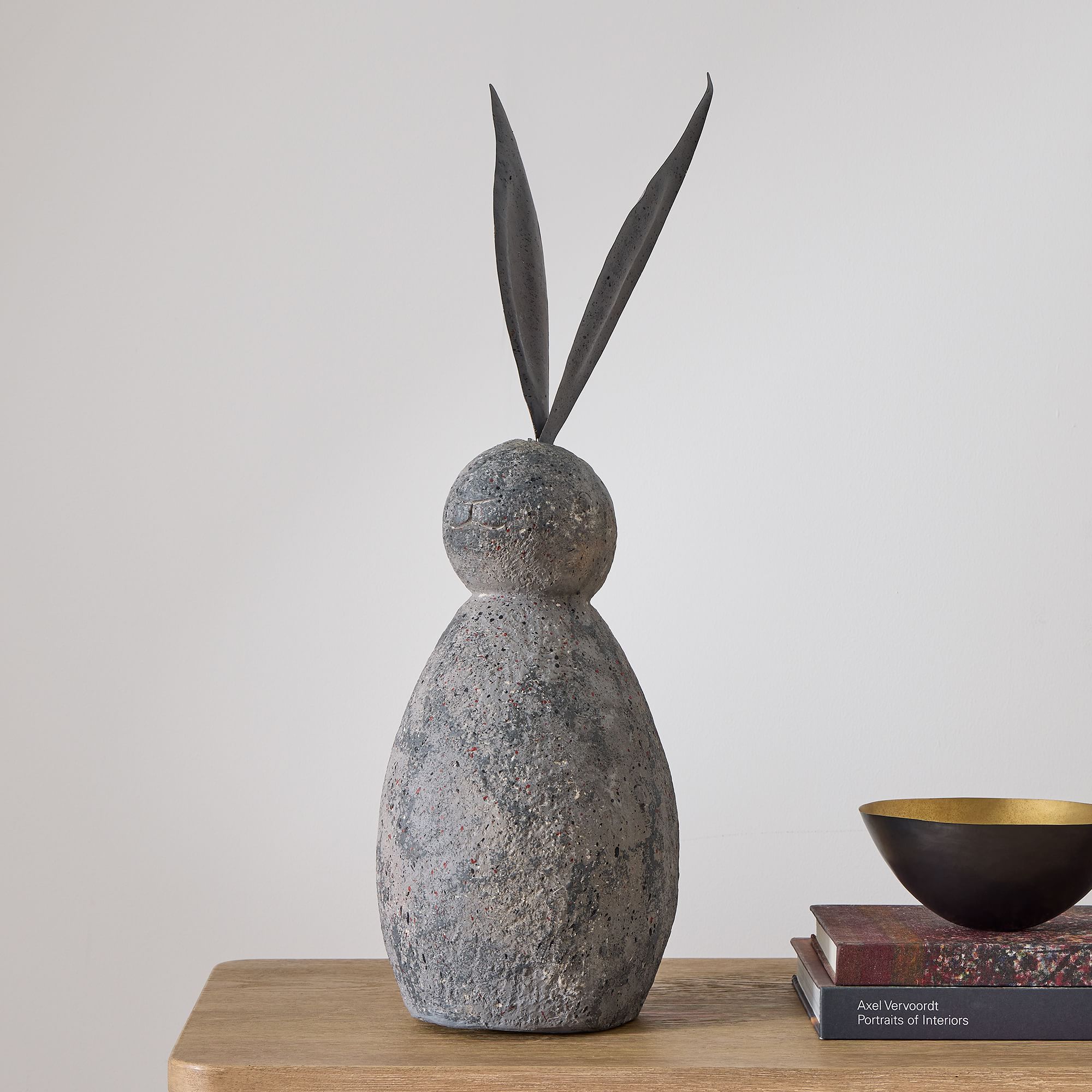 Faux Stone Rabbit | West Elm