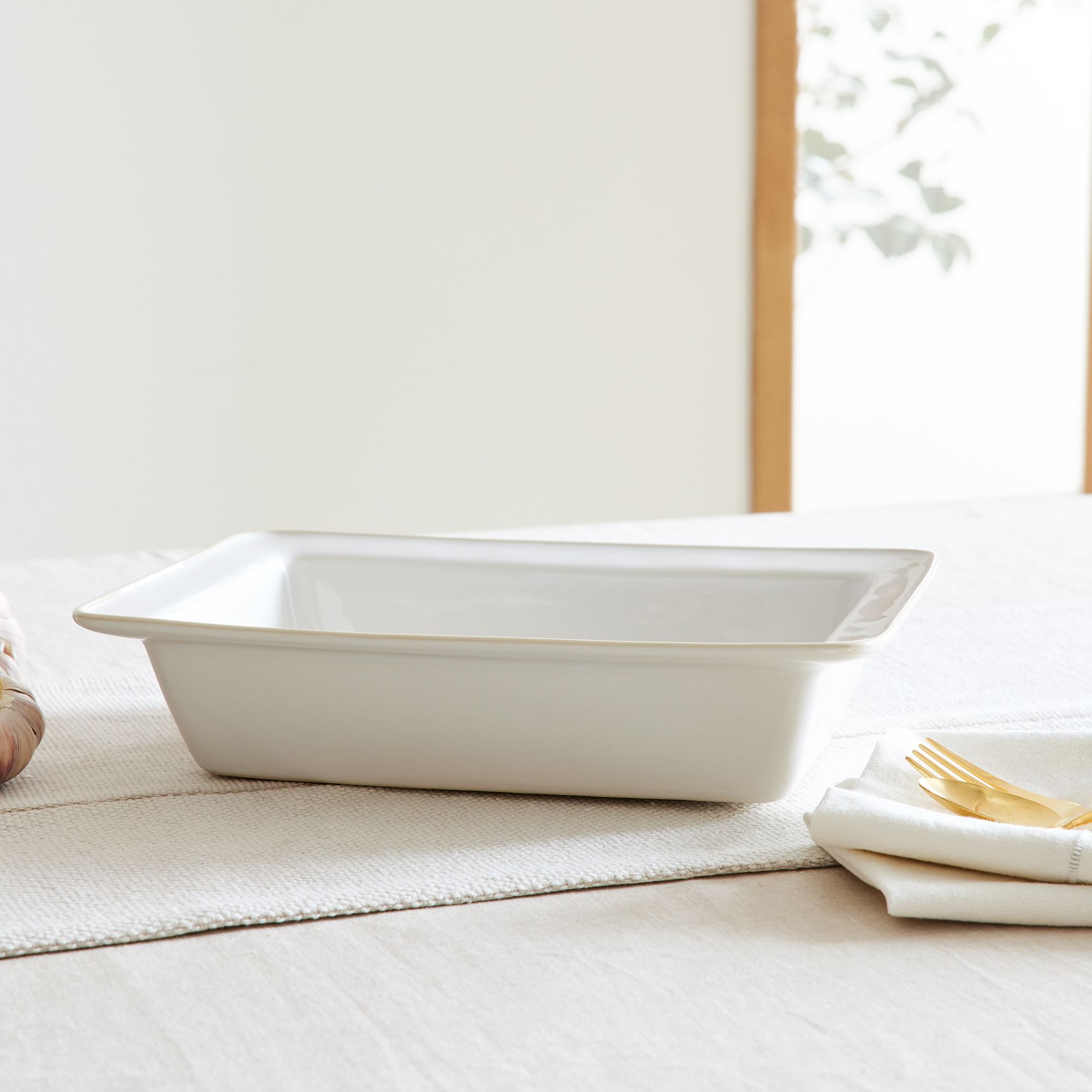 Costa Nova Beja Stoneware Rectangular Baker | West Elm