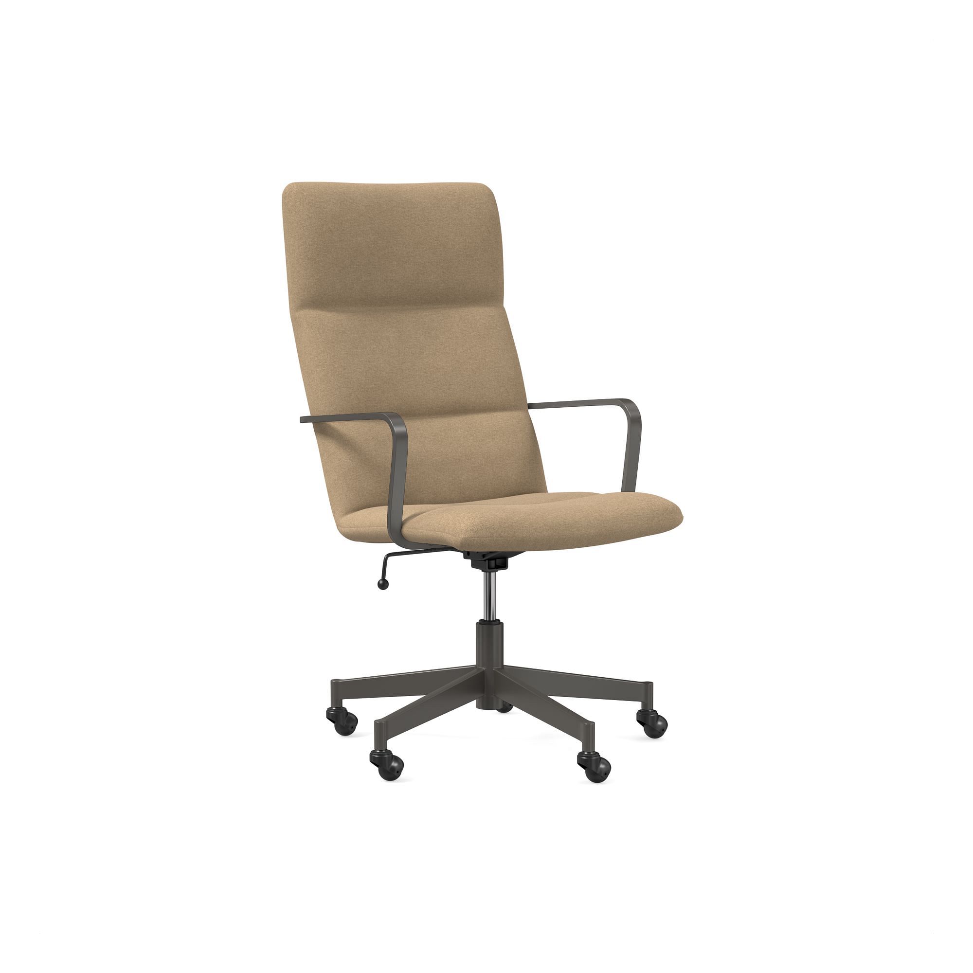 Cooper Mid-Century High-Back Swivel Office Chair | West Elm