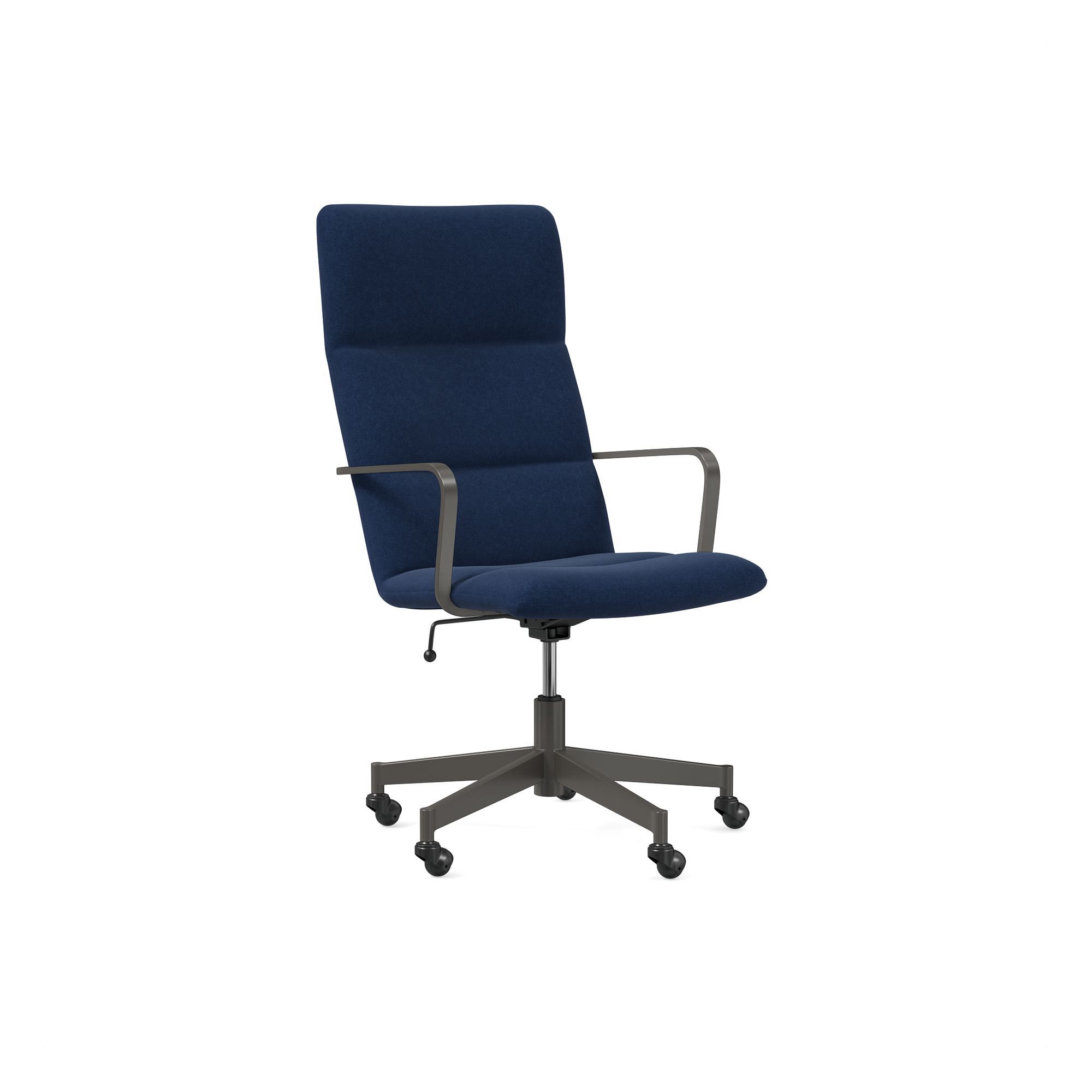 Cooper Mid-Century High-Back Swivel Office Chair | West Elm