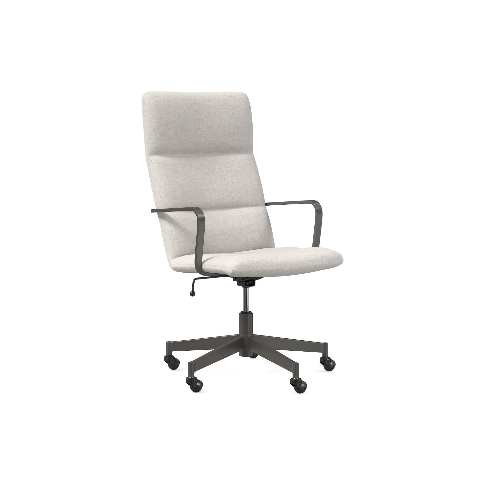 Cooper Mid-Century High-Back Swivel Office Chair | West Elm