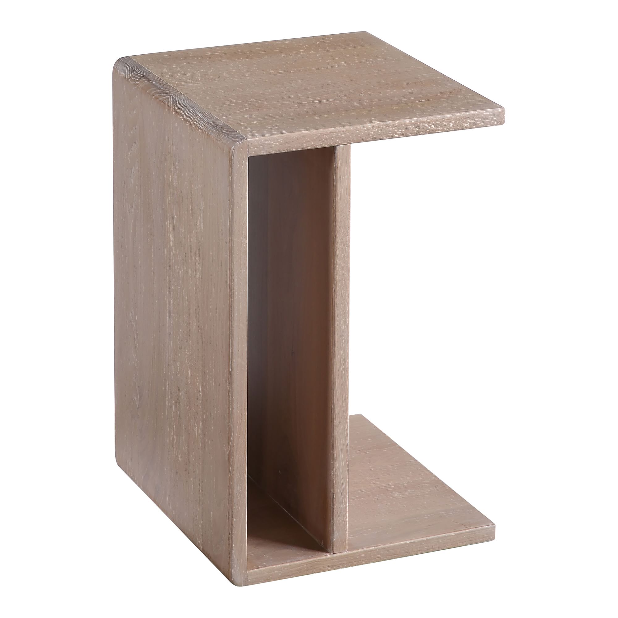 Wood C-Shaped Side Table (12.5") | West Elm