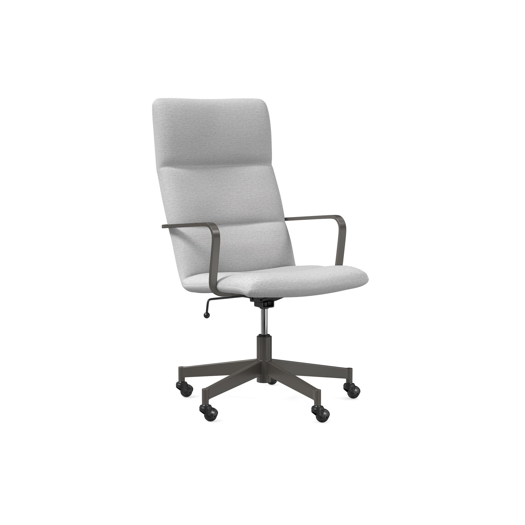 Cooper Mid-Century High-Back Swivel Office Chair | West Elm