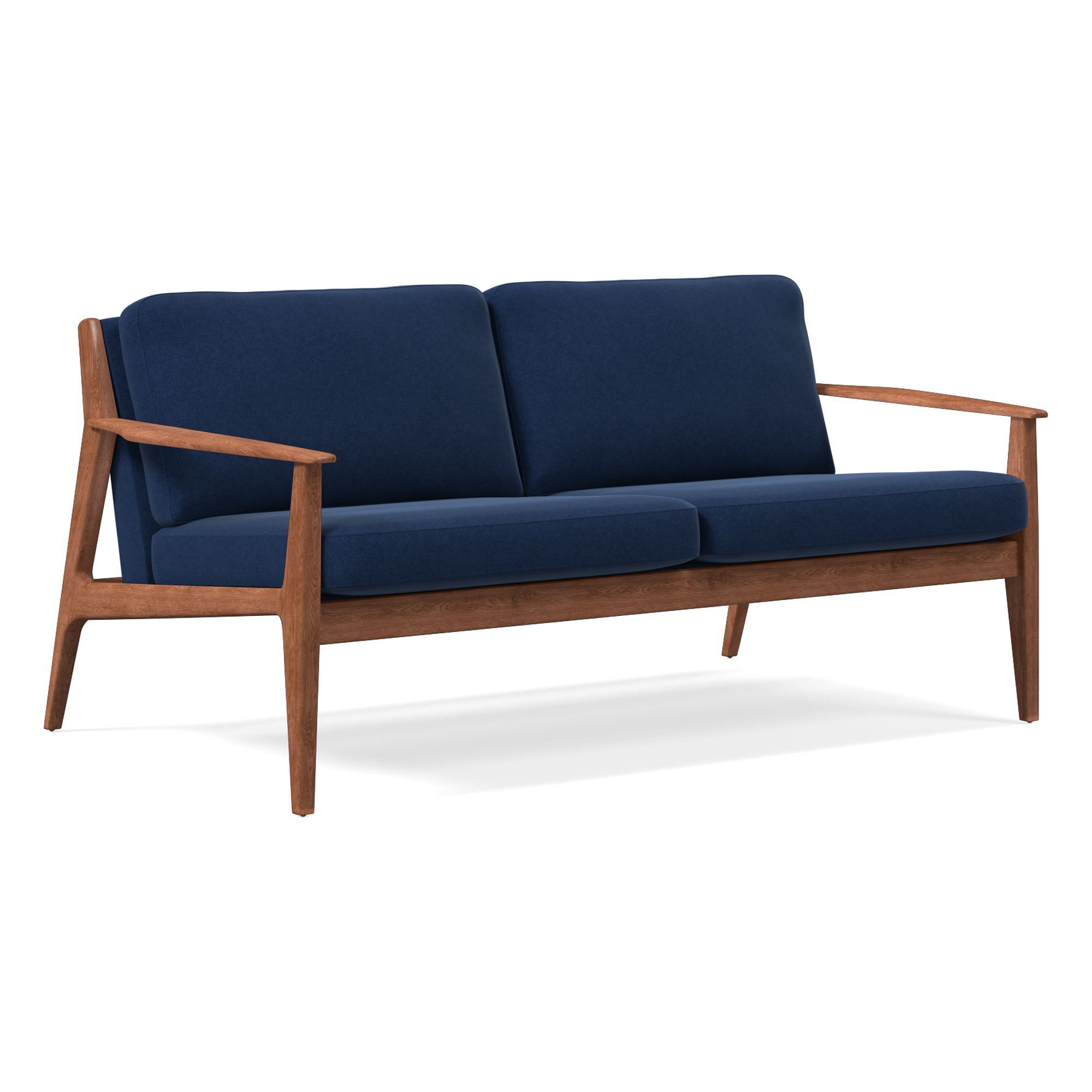 Mid-Century Show Wood Sofa (66") | West Elm