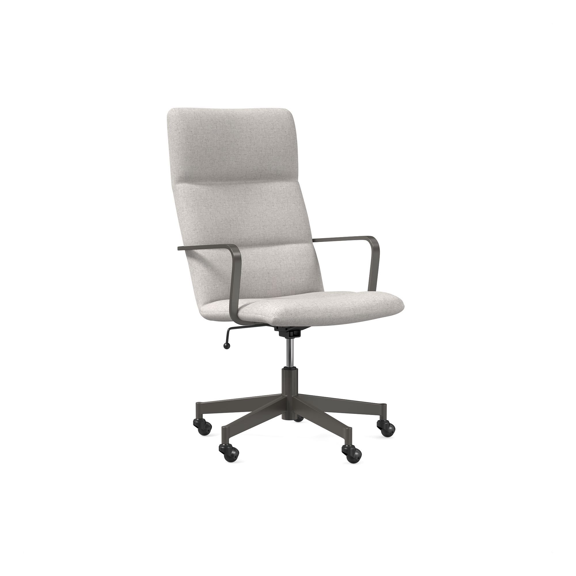 Cooper Mid-Century High-Back Swivel Office Chair | West Elm