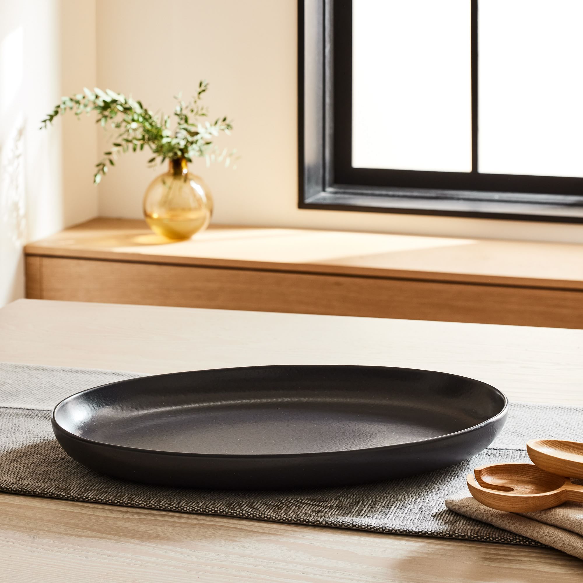 Casafina Pacifica Stoneware Oval Platter | West Elm