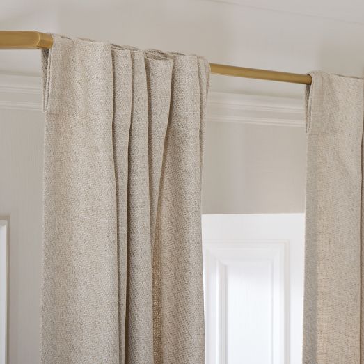 Emerson Linen Viscose Texture Curtain West Elm
