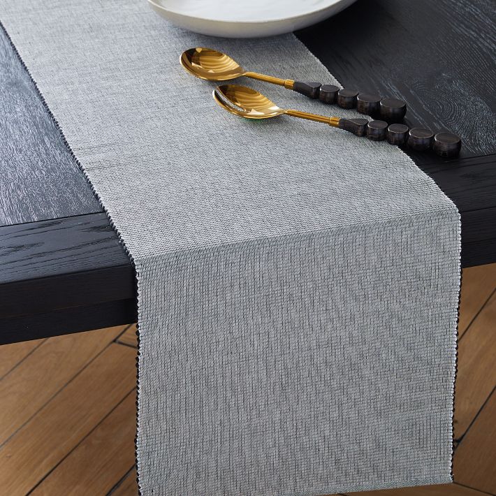 Riviera Cotton Table Runner Clearance West Elm