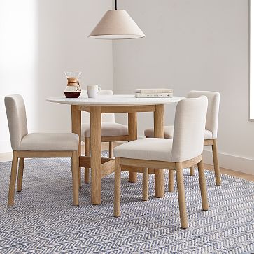 Hargrove Round Marble Dining Table (48", 60") - Clearance | West Elm