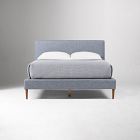 Emmett Nontufted Bed - Wood Legs