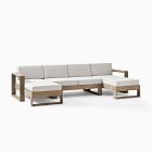 Portside Outdoor 3-Piece U-Shaped Sectional (120&quot;)