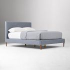 Emmett Nontufted Bed - Wood Legs