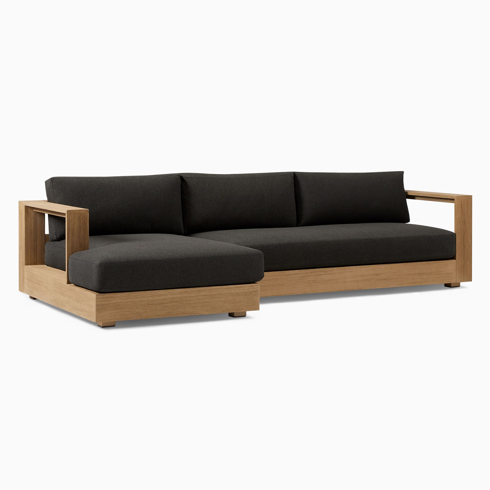 Telluride Outdoor 2-Piece Chaise Sectional (115") | West Elm