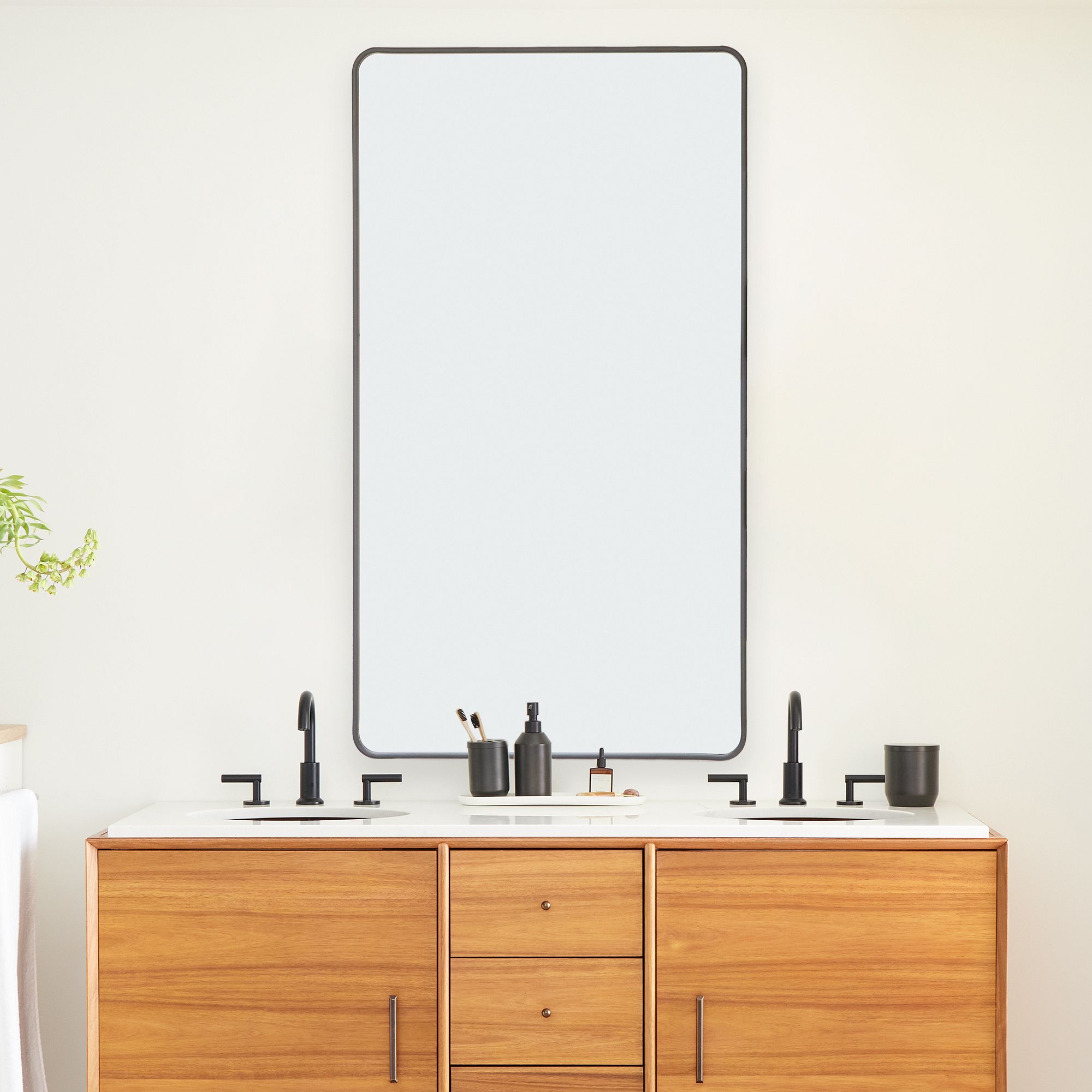 Streamline Metal Wall Mirror | West Elm