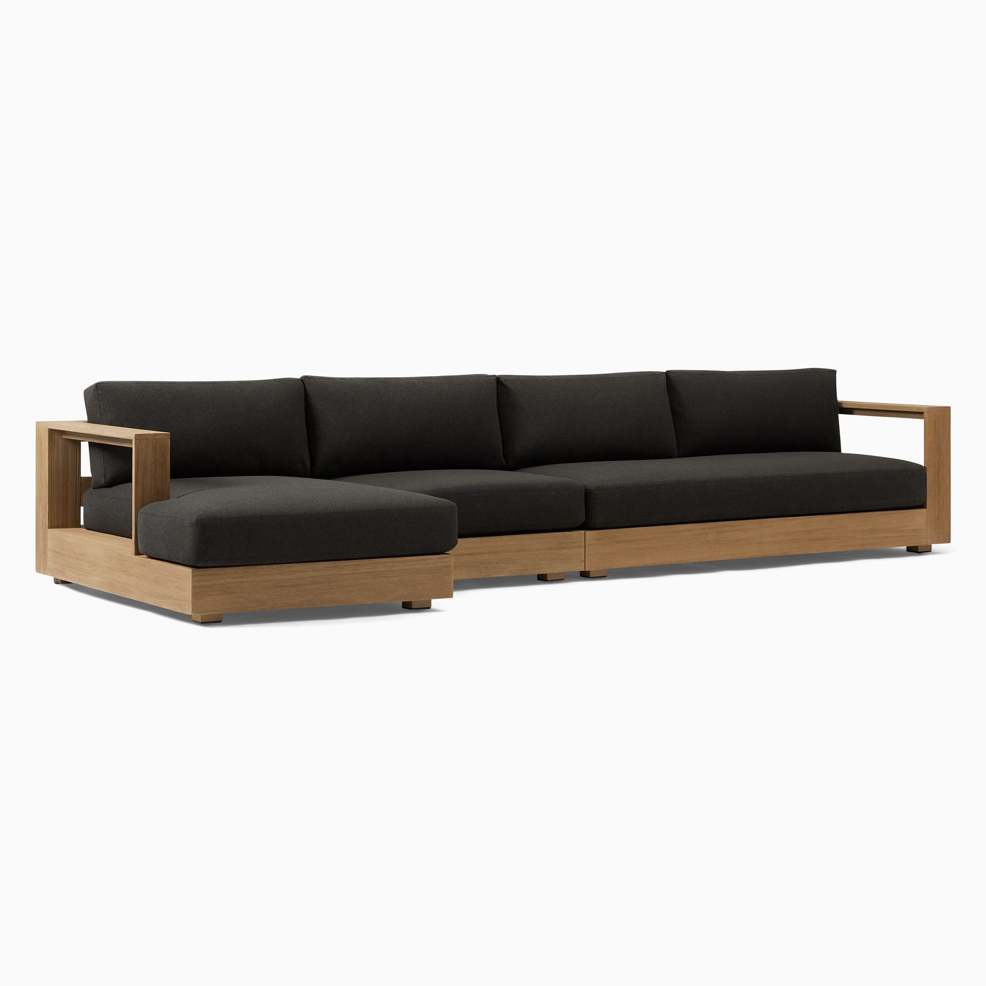 Telluride Outdoor 3-Piece Chaise Sectional (150") | West Elm