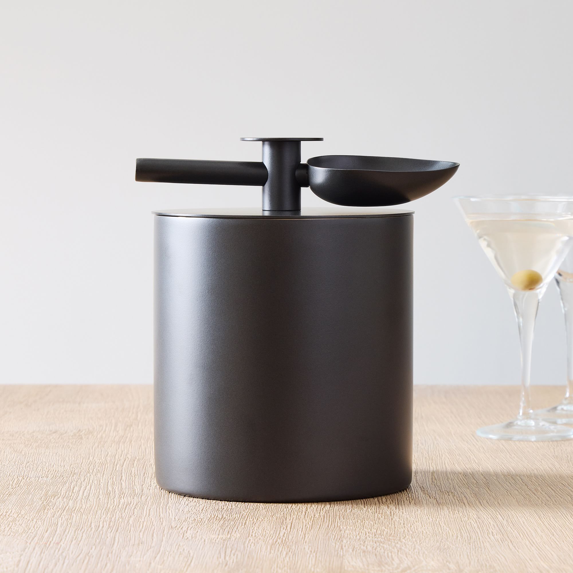 Streamline Metal Bar Ice Bucket w/ Scoop | West Elm