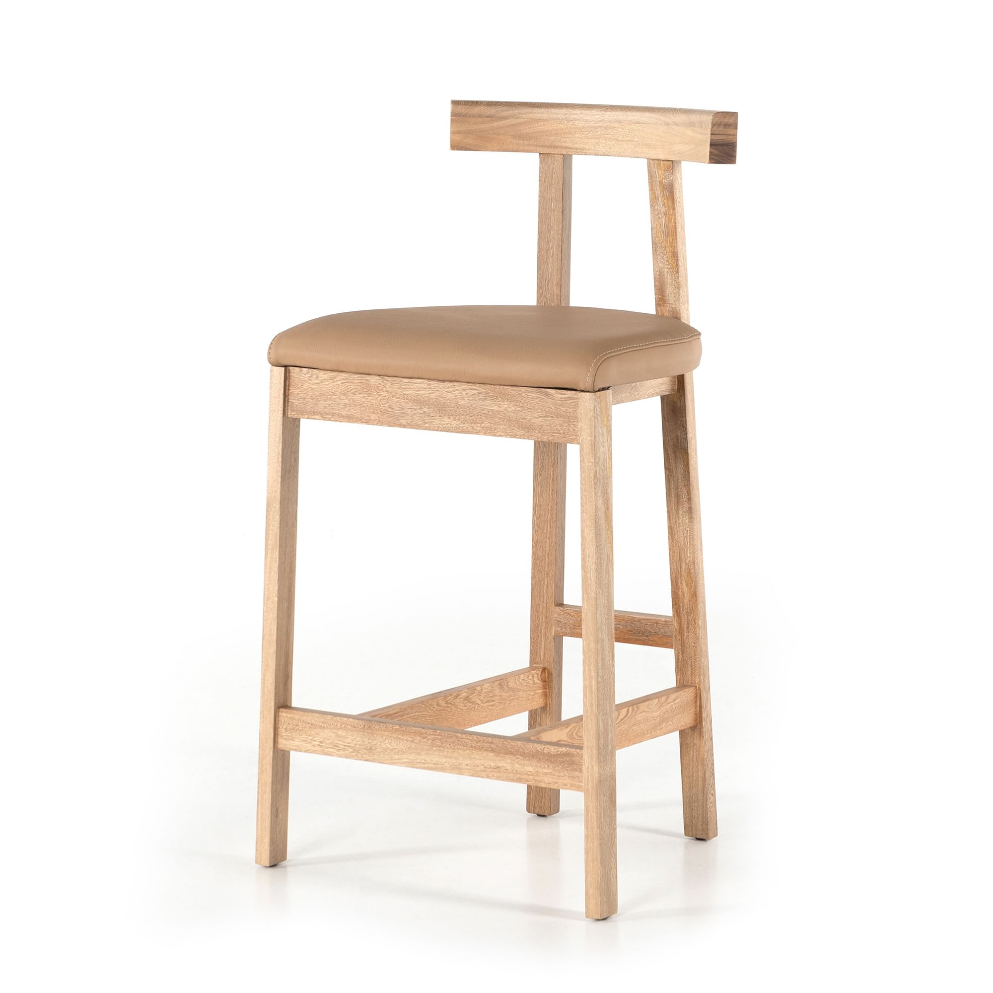 Flint Leather Bar & Counter Stool | West Elm