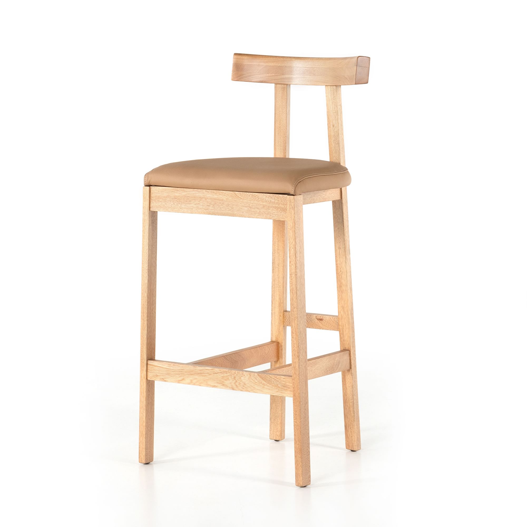 Flint Leather Bar & Counter Stool | West Elm