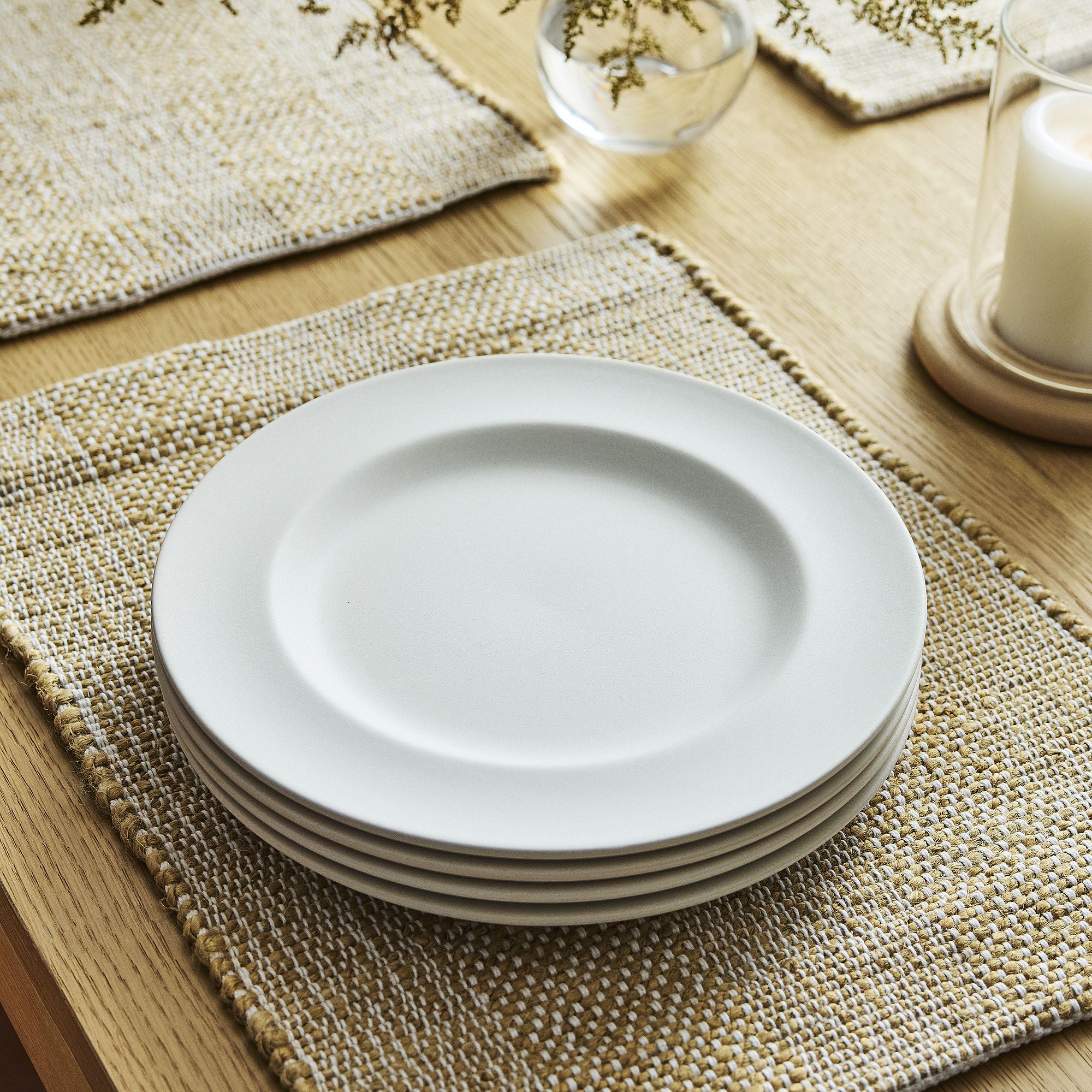 Lucia Wide Rim Dinner Plate Sets | West Elm