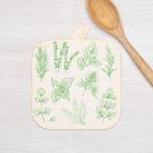 Counter Couture Herb Oven Mitt &amp; Pot Holder