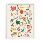 Musical Alphabet Framed Wall Art by Minted for West Elm