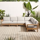 Playa Outdoor 4-Piece L-Shaped Sectional (124&quot;)