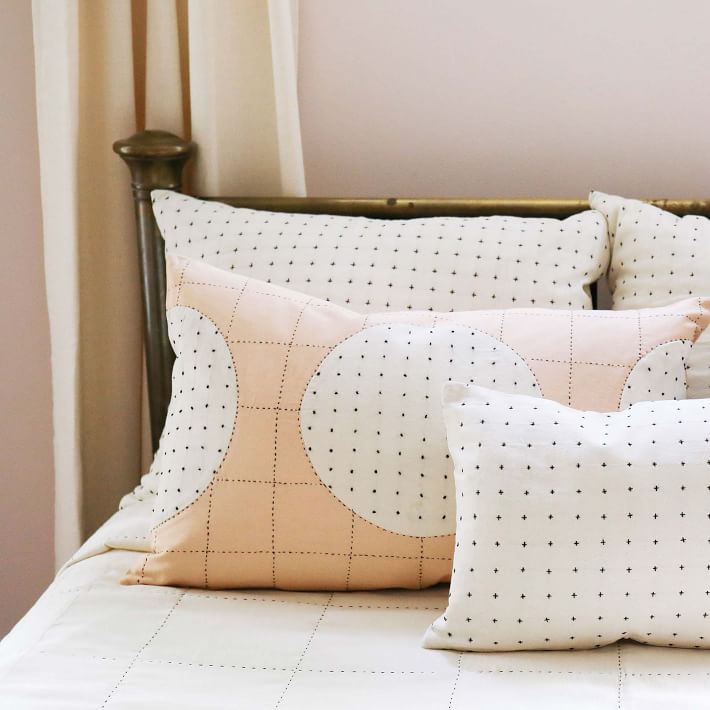 Anchal Project Lunar Dot Lumbar Pillow