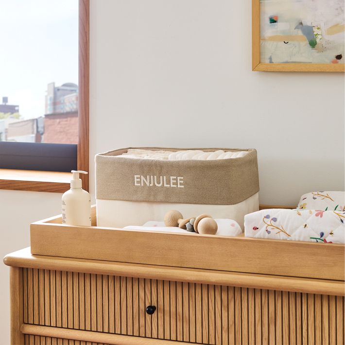 West Elm Diaper Caddynull