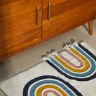 Organic Double Arch Bath Mat