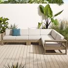 Portside Outdoor 4-Piece L-Shaped Sectional (125&quot;)