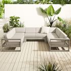 Portside Outdoor 5-Piece U-Shaped Sectional (129&quot;)