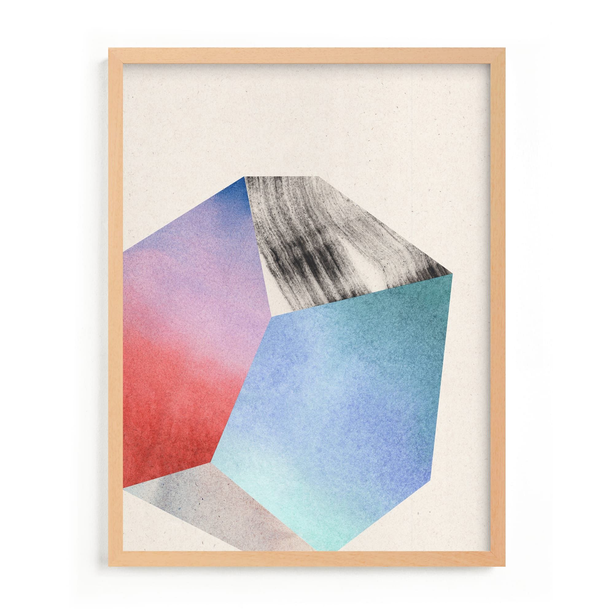 Unexpected Crystals I Framed Wall Art by Minted for West Elm | West Elm