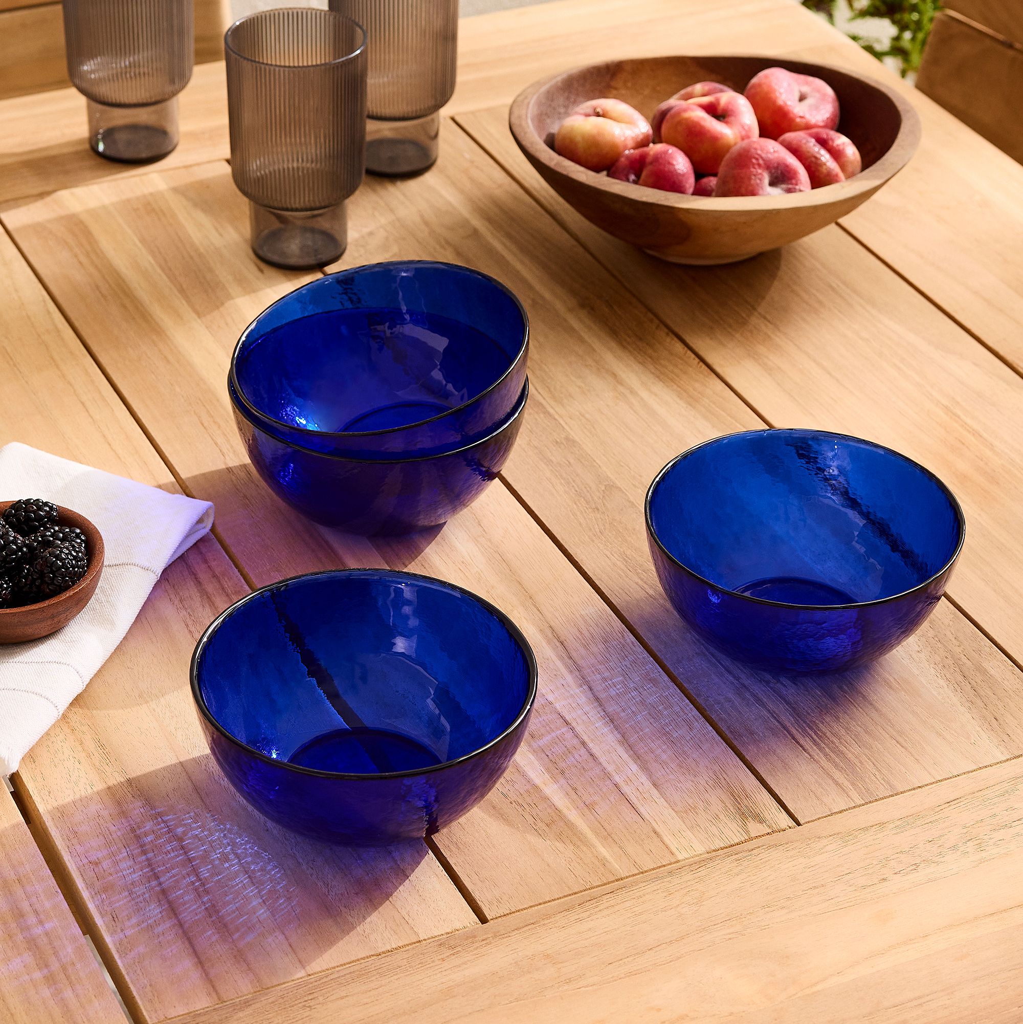 Los Cabos Glass Small Bowls (Set of 4) | West Elm